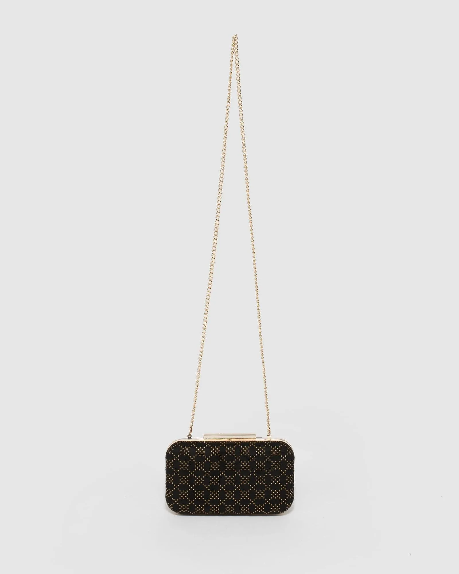 Black Becca Box Clutch Bag