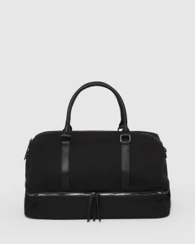 Black Hayman Webbed Weekender Bag