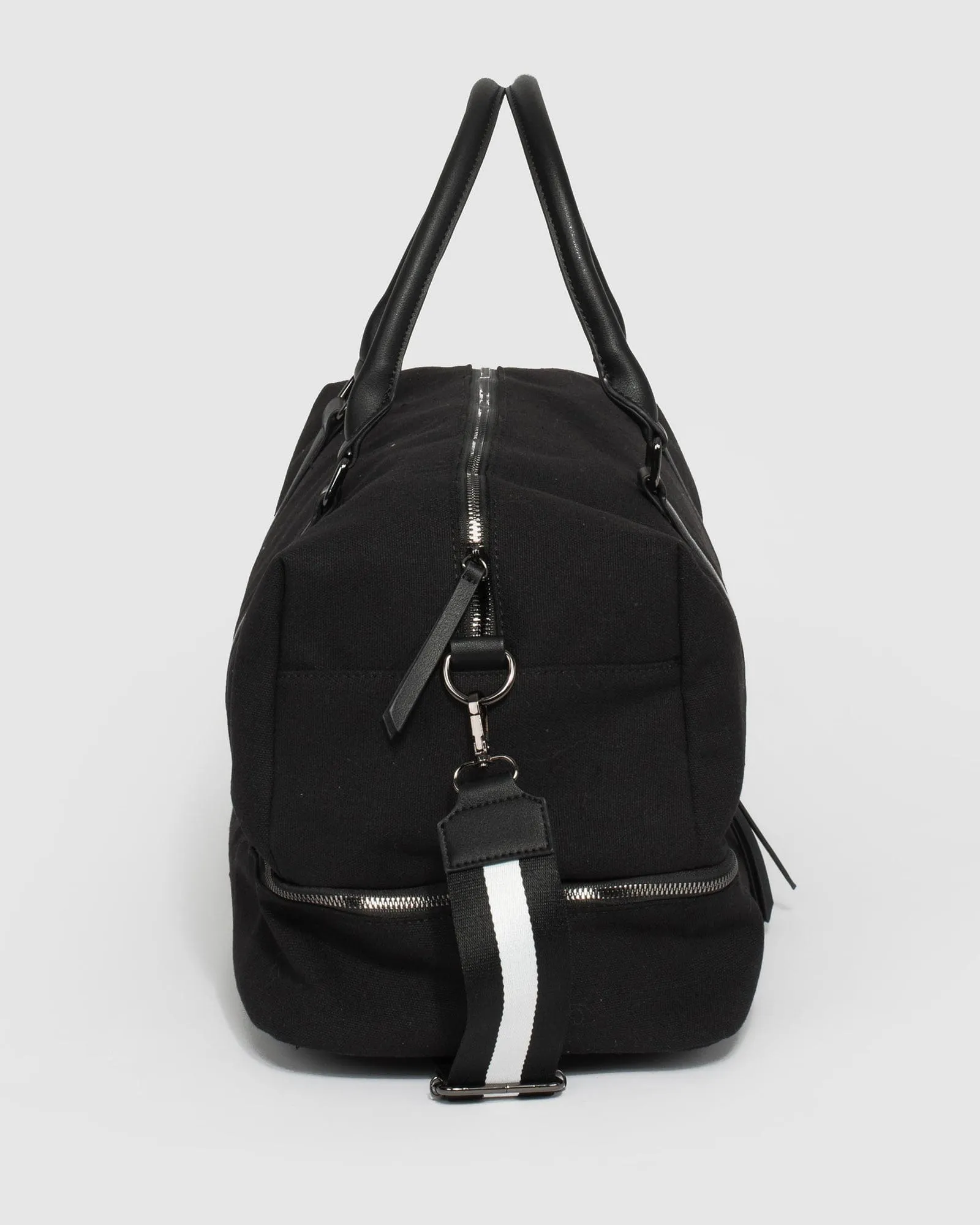 Black Hayman Webbed Weekender Bag