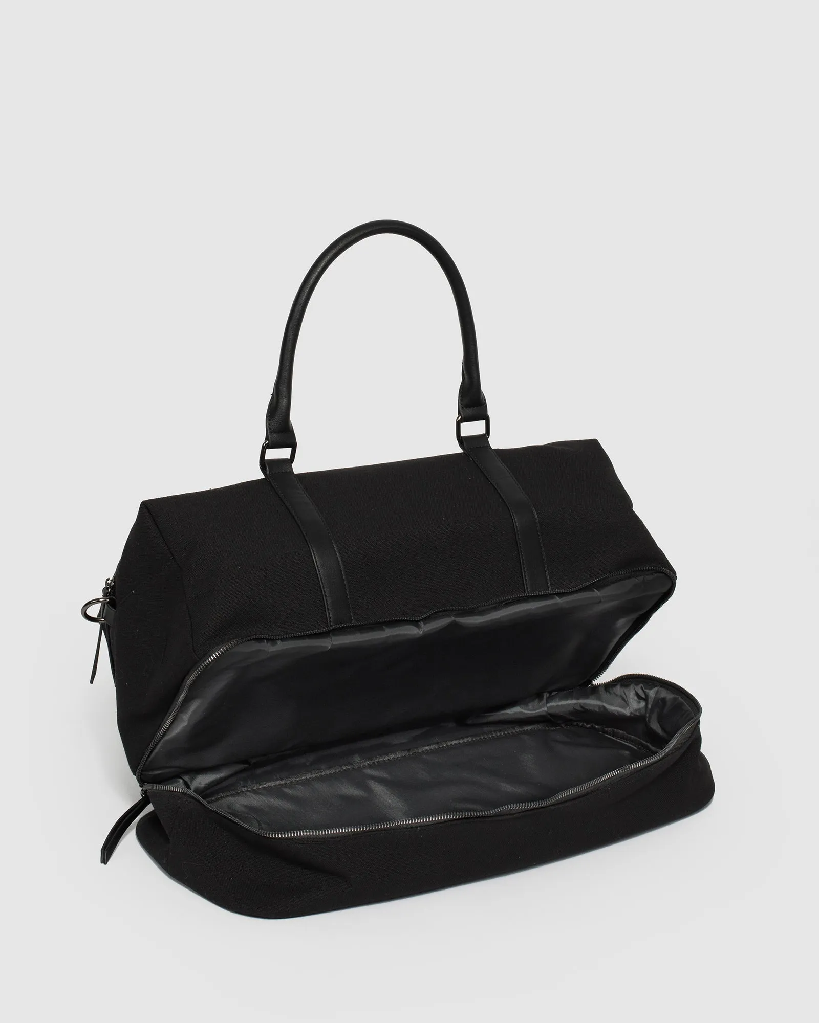 Black Hayman Webbed Weekender Bag