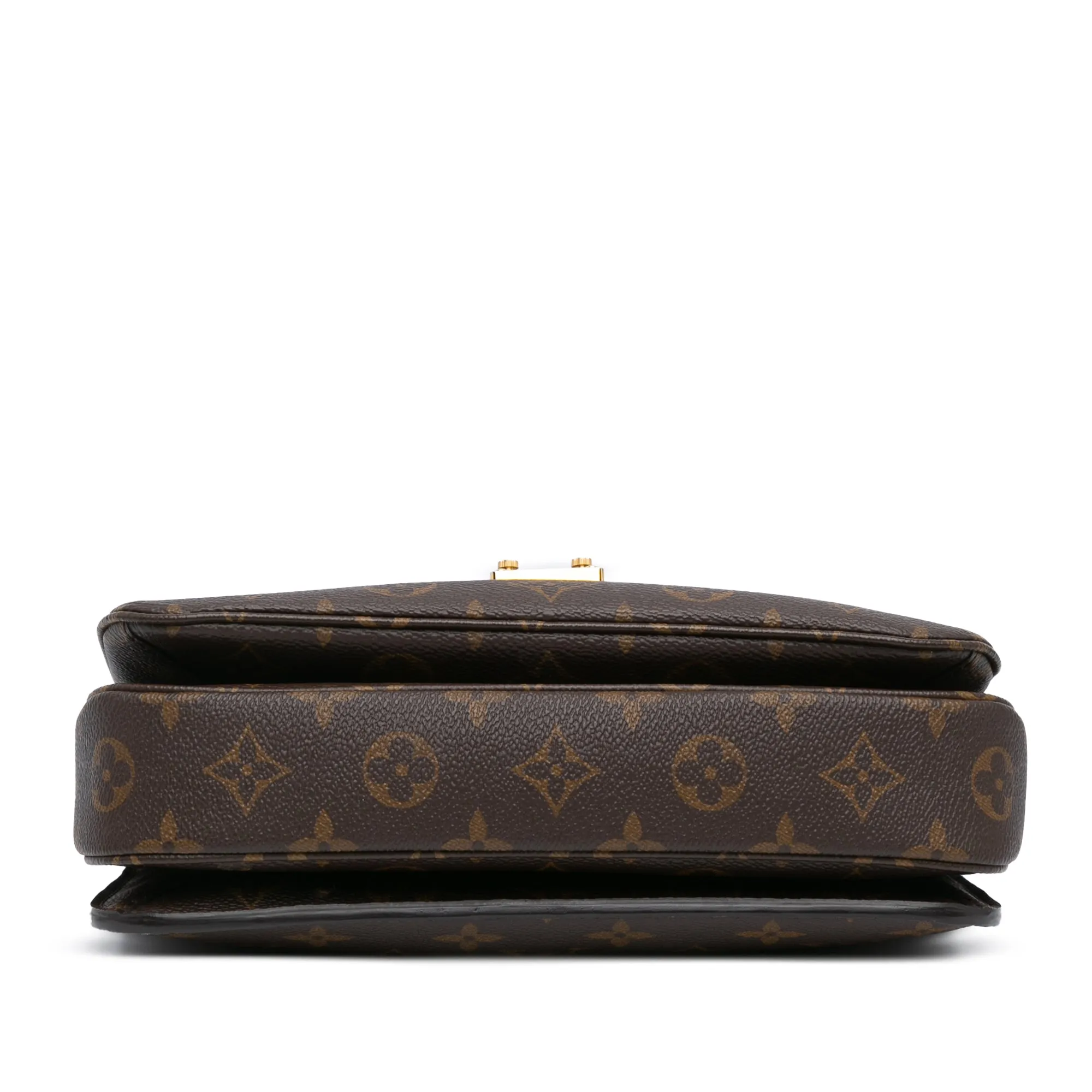 Brown Louis Vuitton Monogram Pochette Metis Satchel