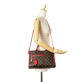 Brown Louis Vuitton Monogram Popincourt PM Satchel