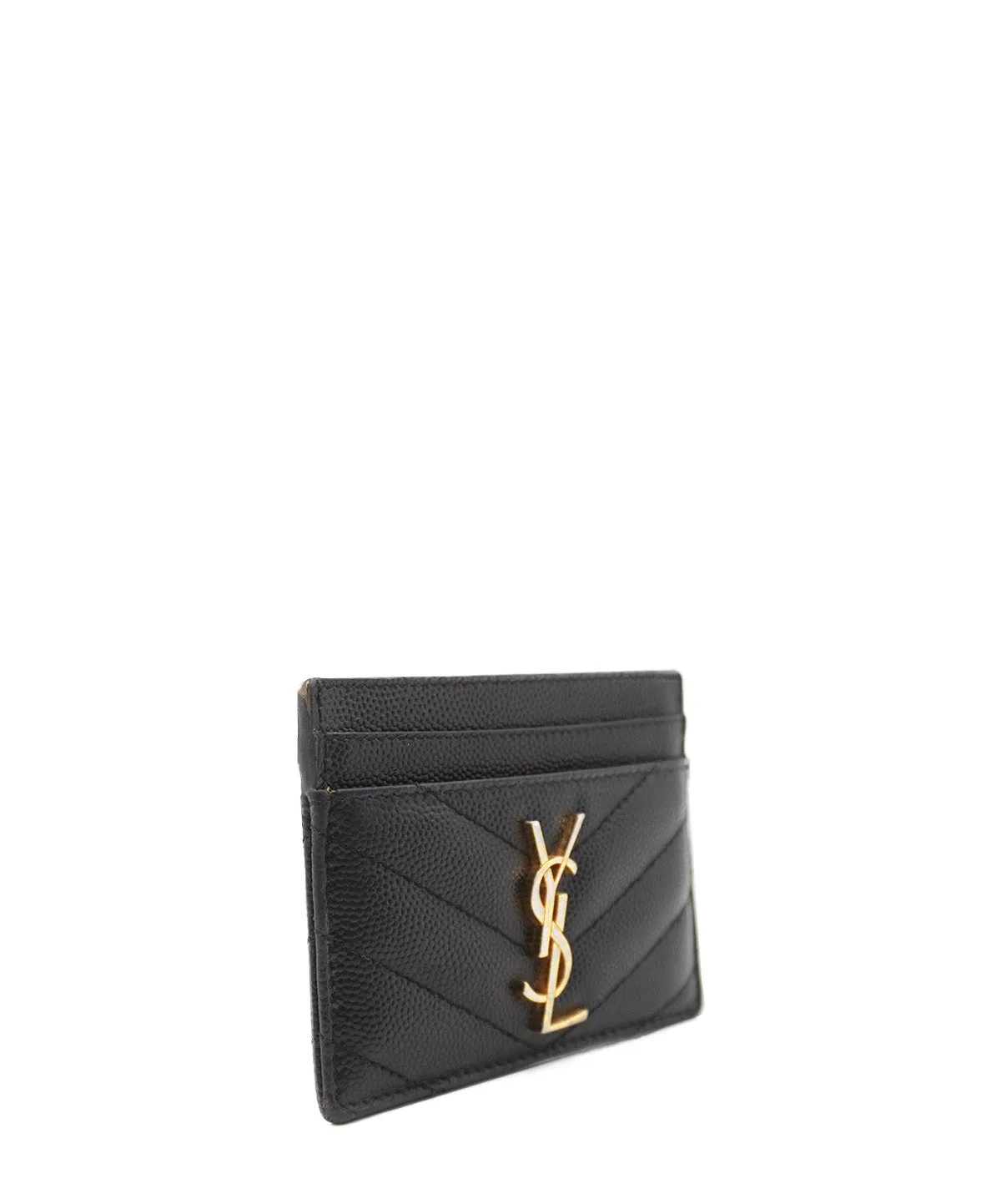 Cassandre Matelassé Card Holder Black