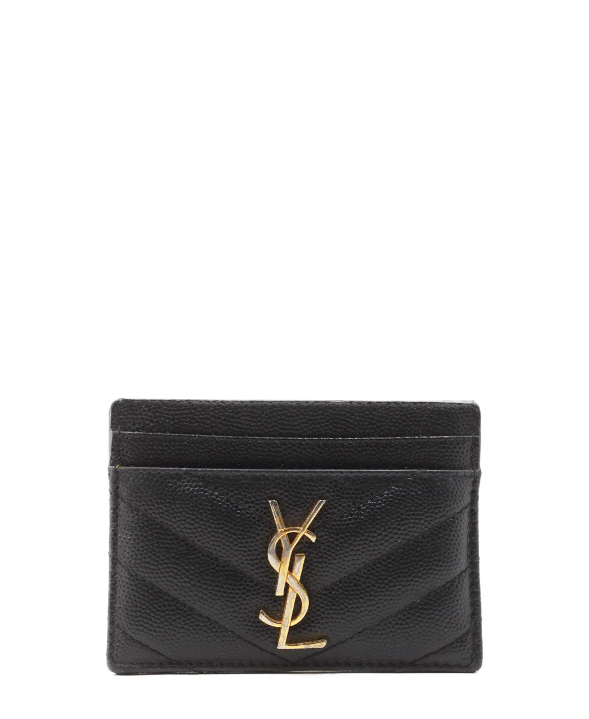 Cassandre Matelassé Card Holder Black