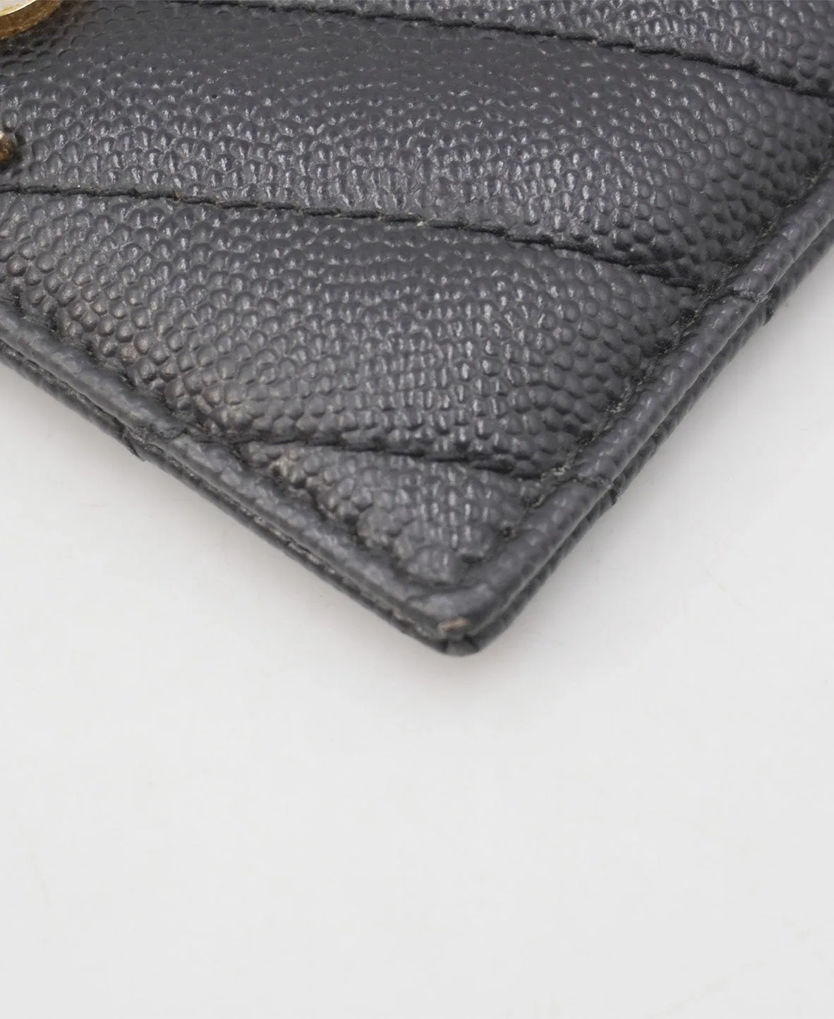Cassandre Matelassé Card Holder Black