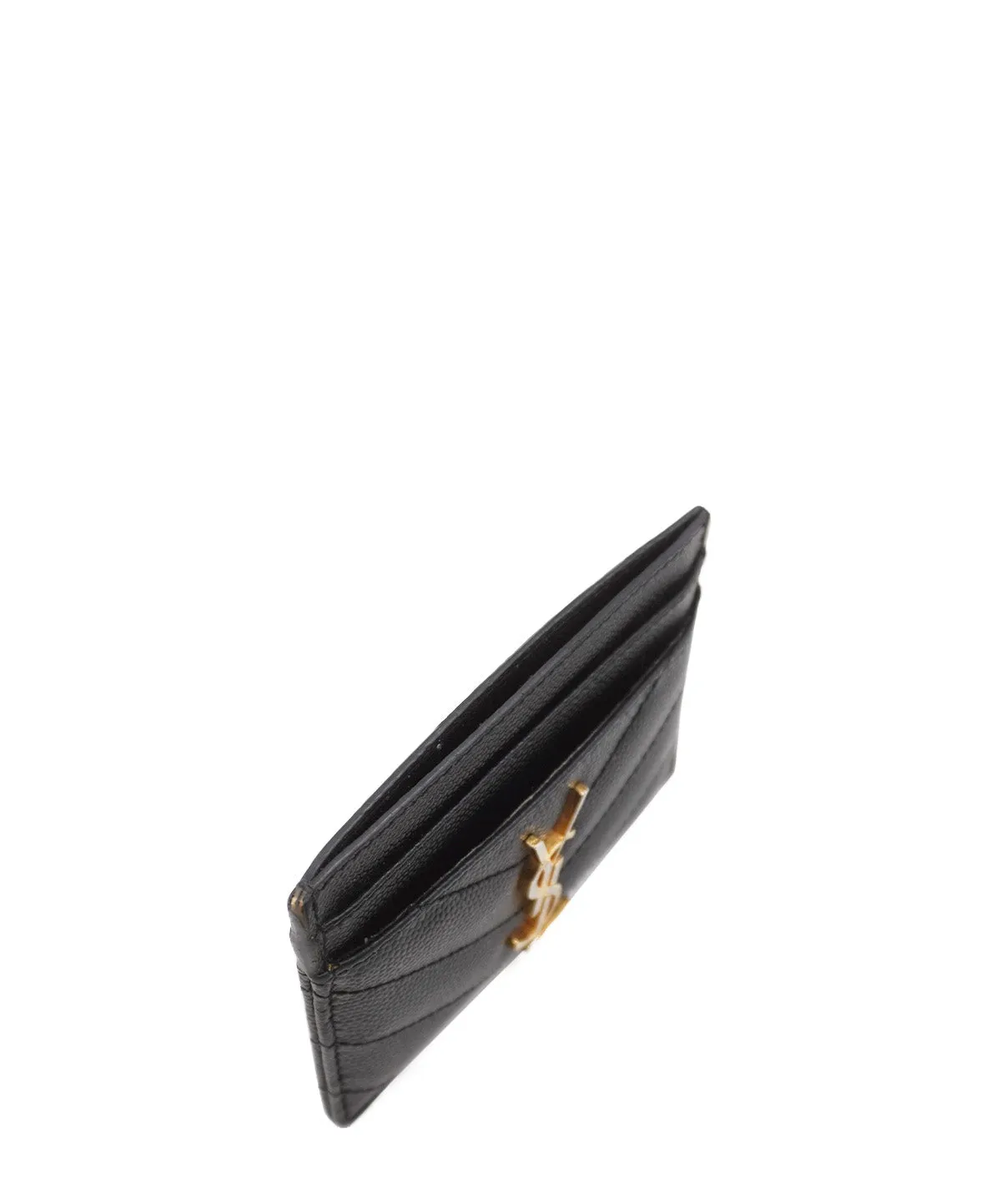 Cassandre Matelassé Card Holder Black