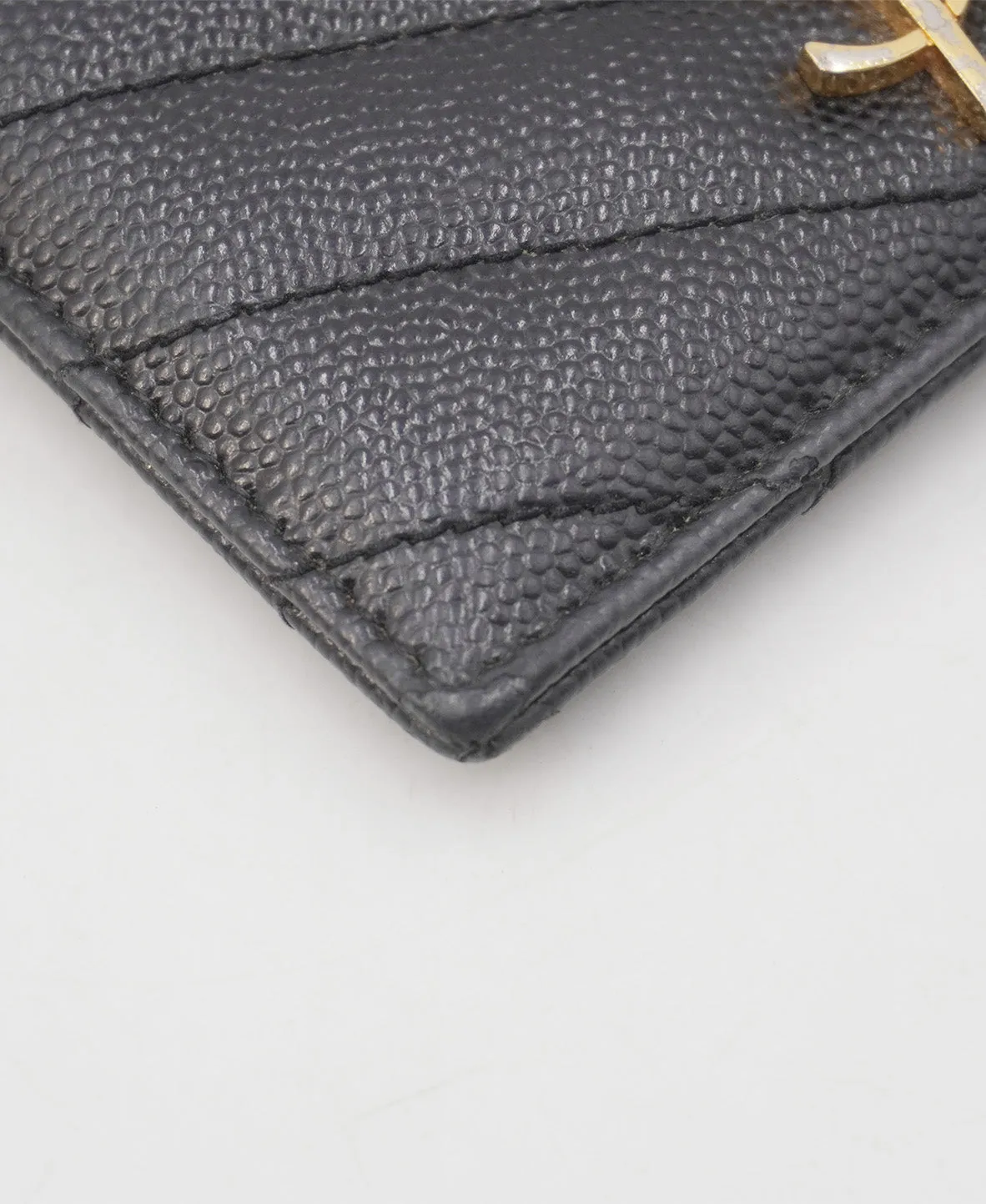Cassandre Matelassé Card Holder Black