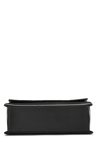 Chanel,  Black Lambskin 'CC' Flap Handbag, Black