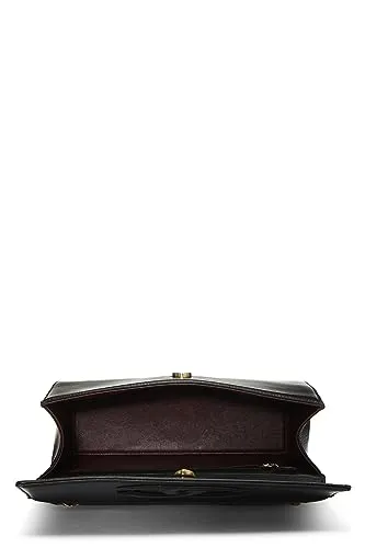 Chanel,  Black Lambskin 'CC' Flap Handbag, Black