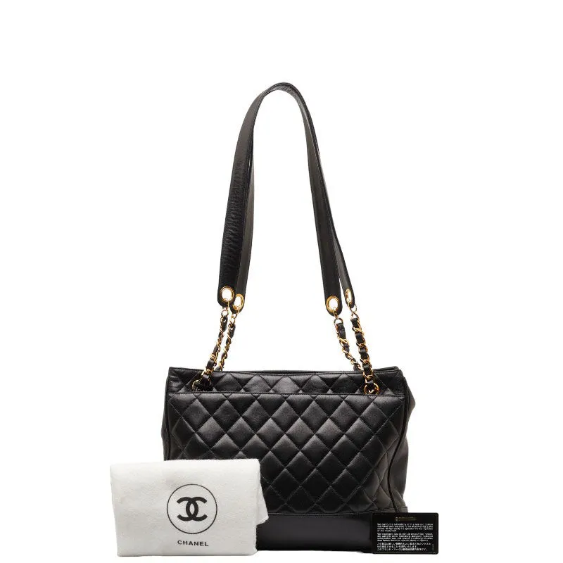 CHANEL COCOMARK BLACK GOLDEN Lambskinkin LADY CHANEL SHOPPING SHOPPING SHOPPING SHOPPING SHOPPING SHOPPING