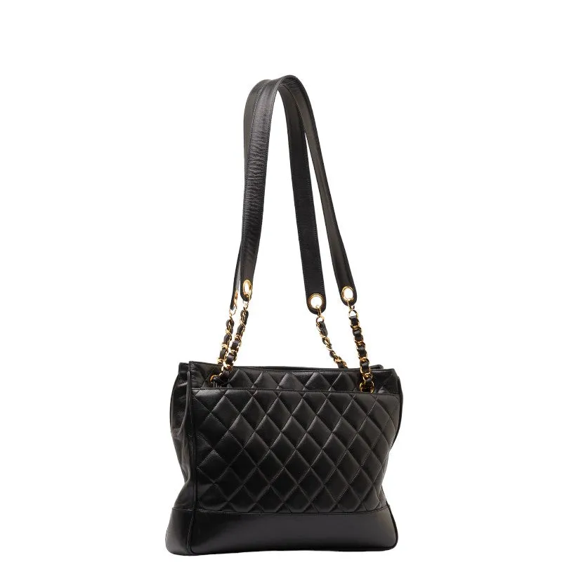 CHANEL COCOMARK BLACK GOLDEN Lambskinkin LADY CHANEL SHOPPING SHOPPING SHOPPING SHOPPING SHOPPING SHOPPING