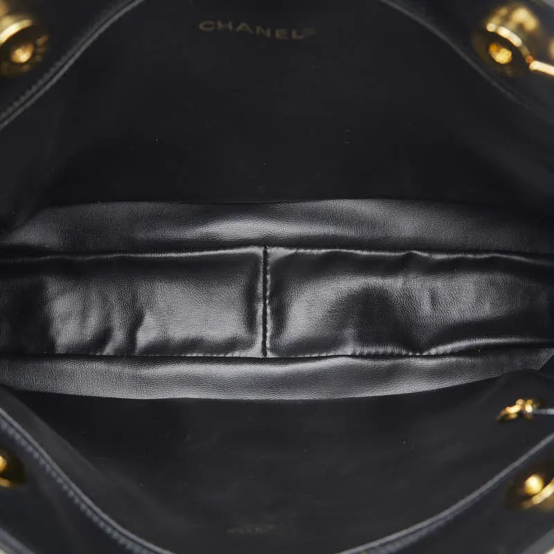 CHANEL COCOMARK BLACK GOLDEN Lambskinkin LADY CHANEL SHOPPING SHOPPING SHOPPING SHOPPING SHOPPING SHOPPING