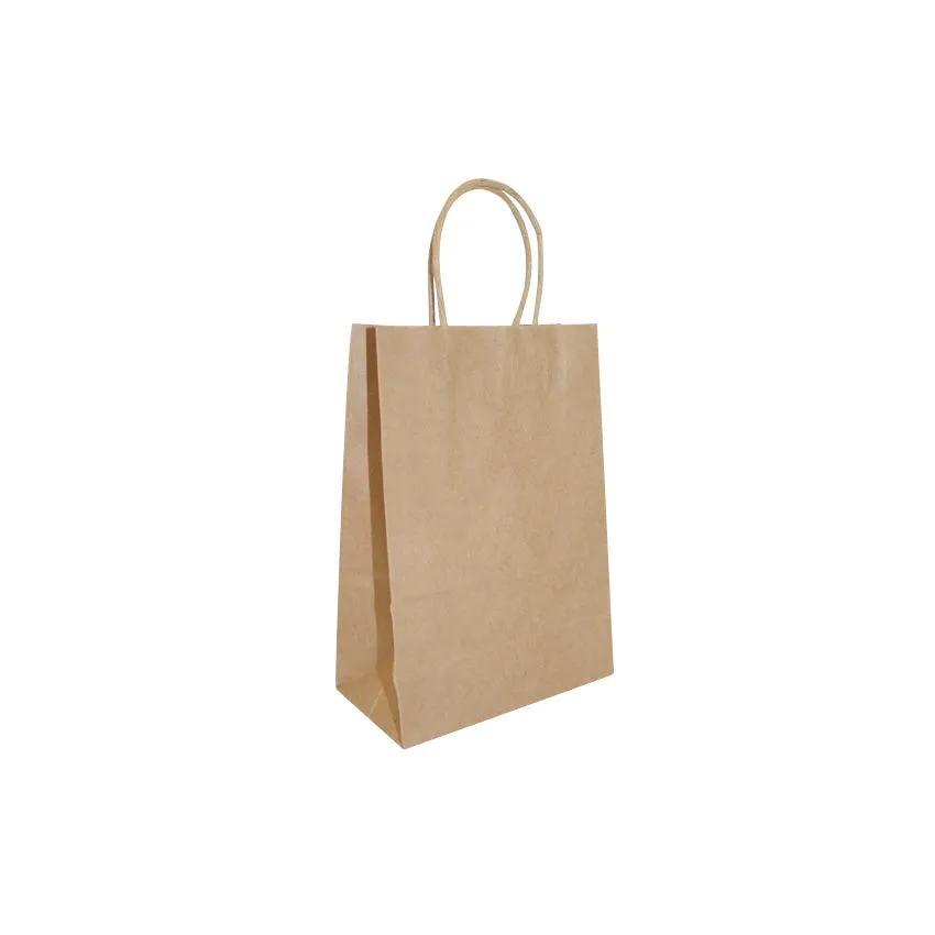 Ecopack Small/Accessory Twisted Handle Paper Bags (1 Pack/25 Bags)