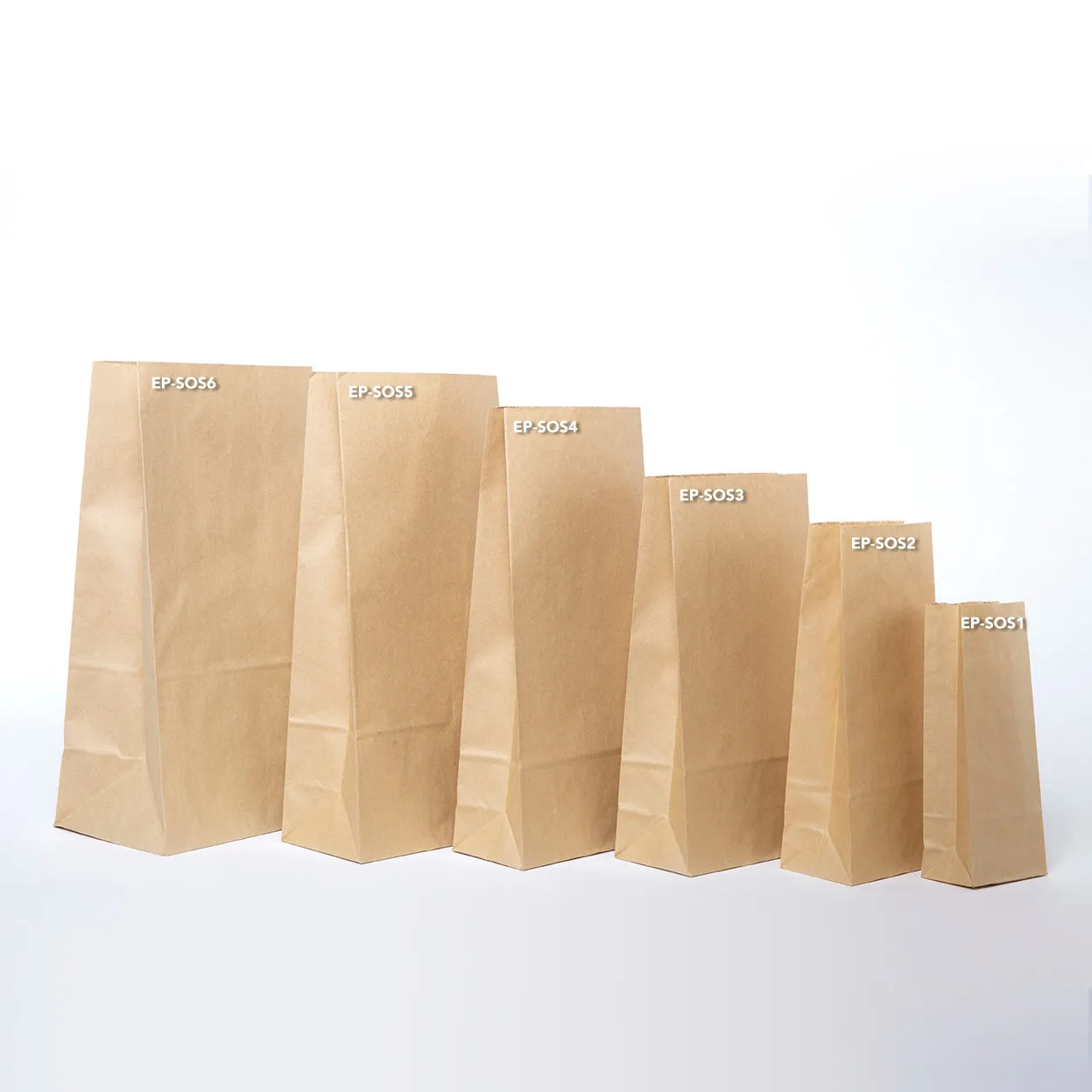 Ecopack XXS Lightweight Paper Bags (1 Pack/50 Bags)