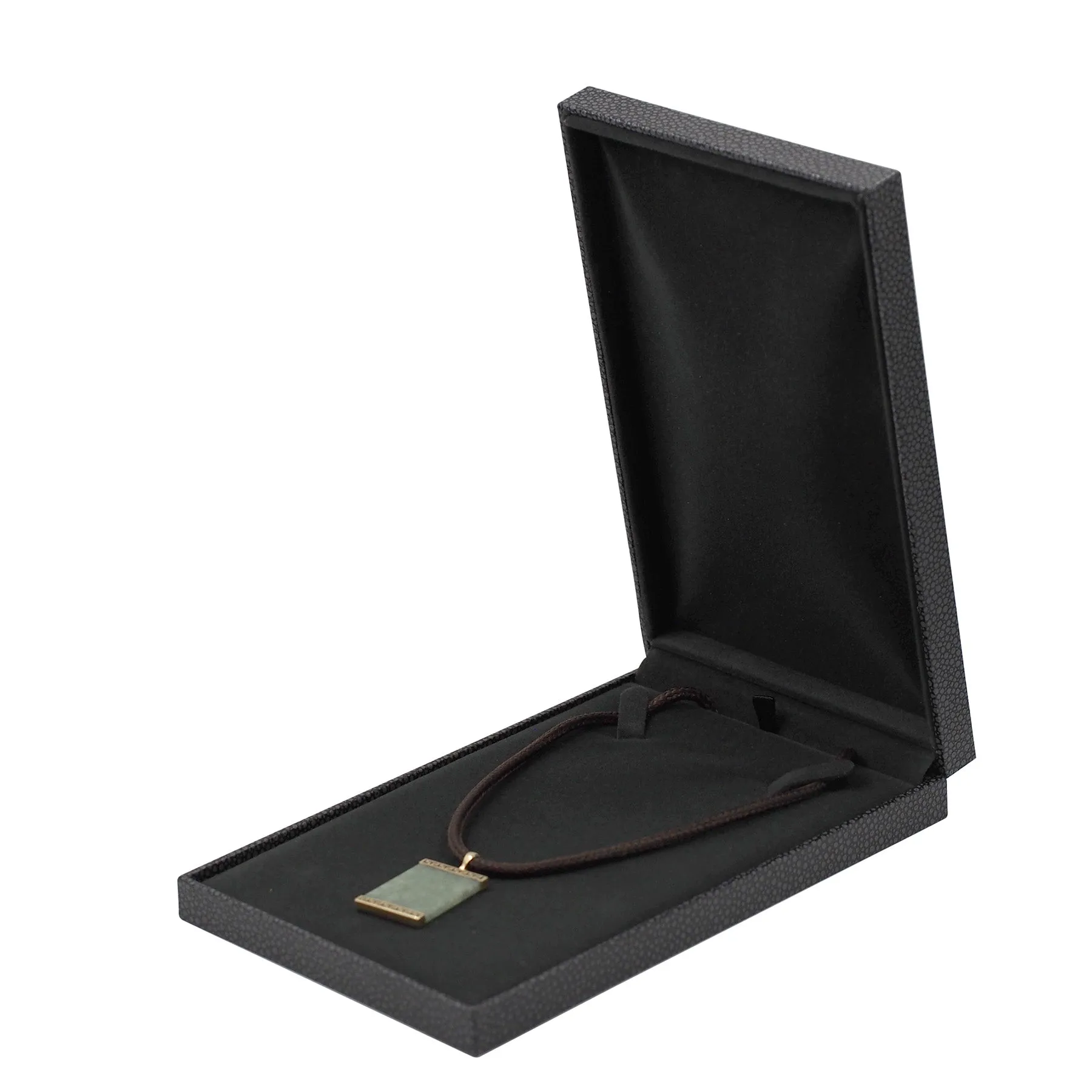 Grey Shagreen Embossed Box