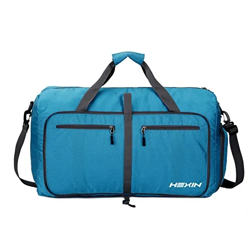 HEXIN Men Women Carry on Duffel Bag Lightweight Luggage Travel Bag Duffle Weekend Gym Bag