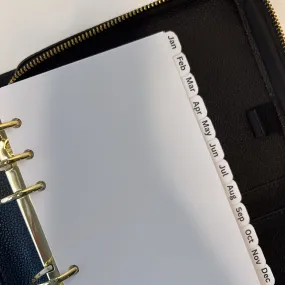 Monthly Tab Dividers - Compact