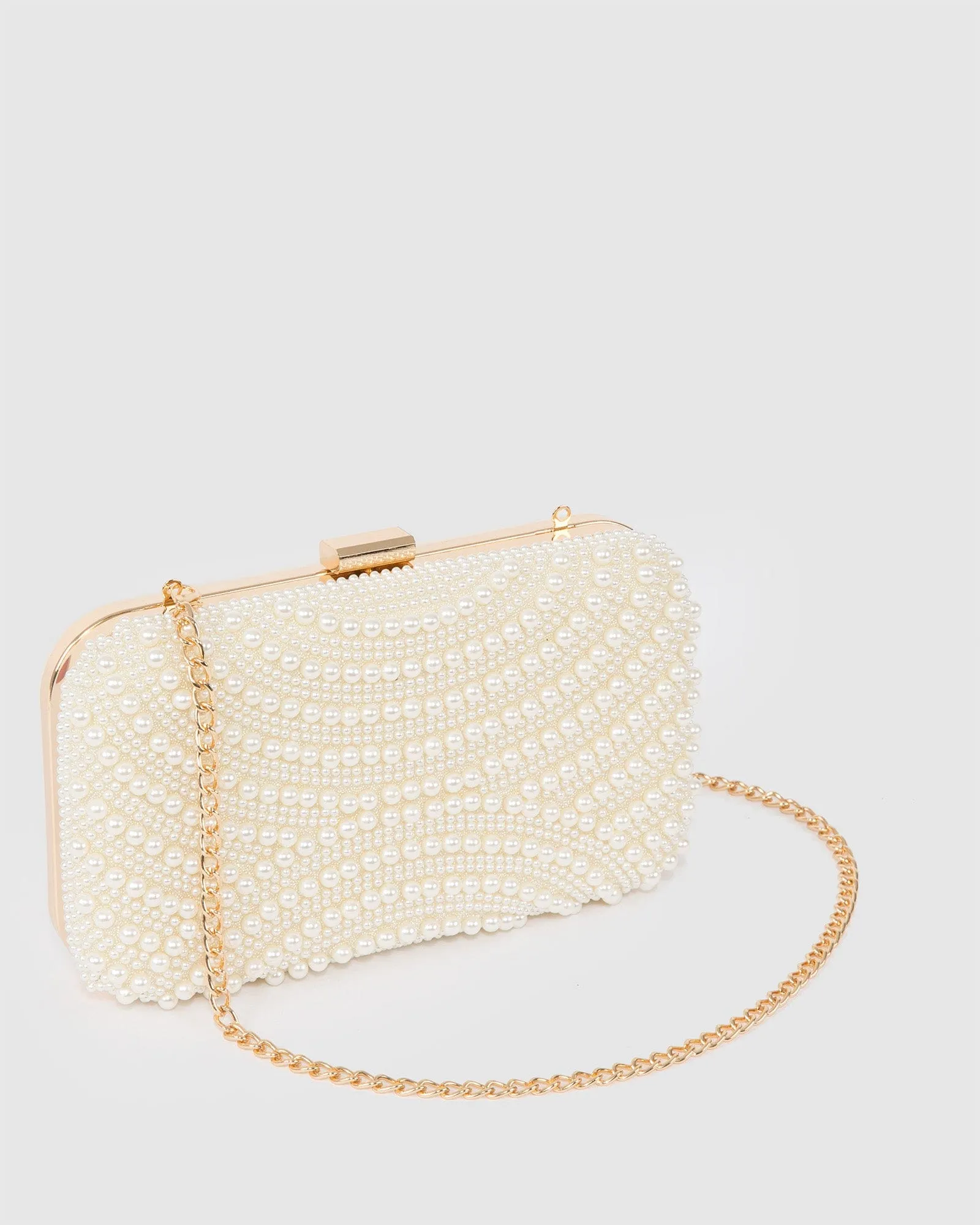 Pearl Eloise Pearl Box Clutch Bag