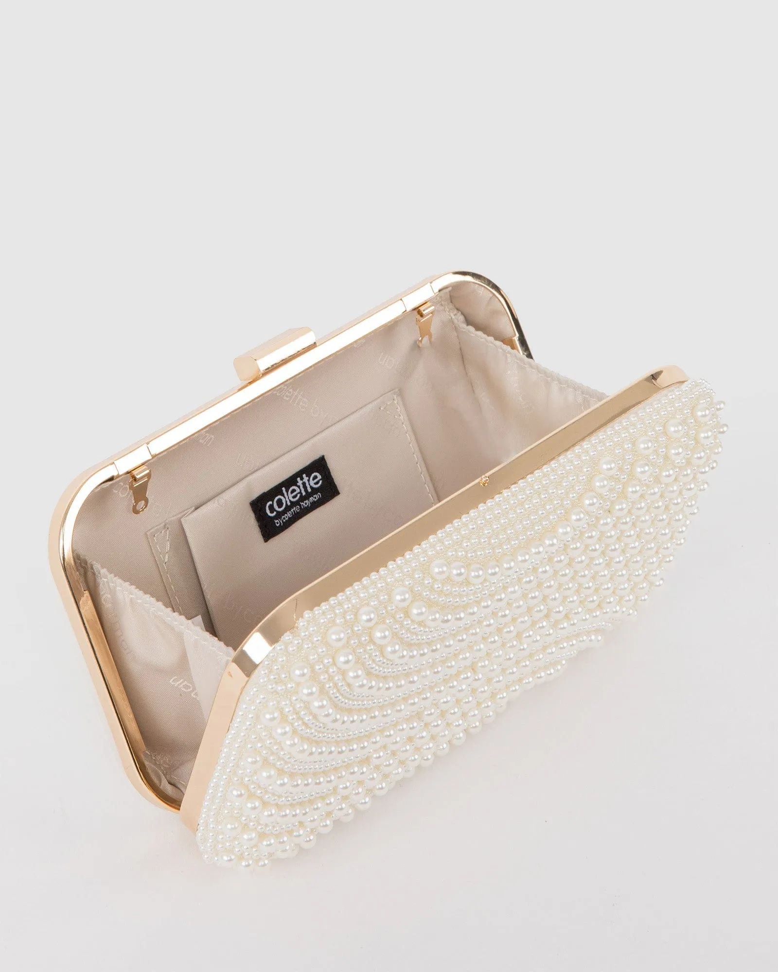Pearl Eloise Pearl Box Clutch Bag