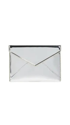 Rebecca Minkoff Leo Clutch -Silver Mirror