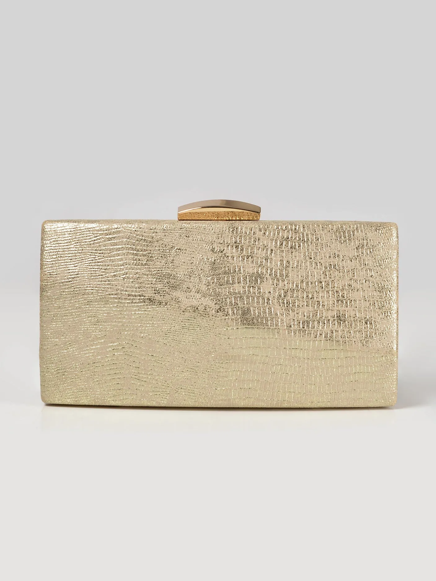 Textured Box Clutch