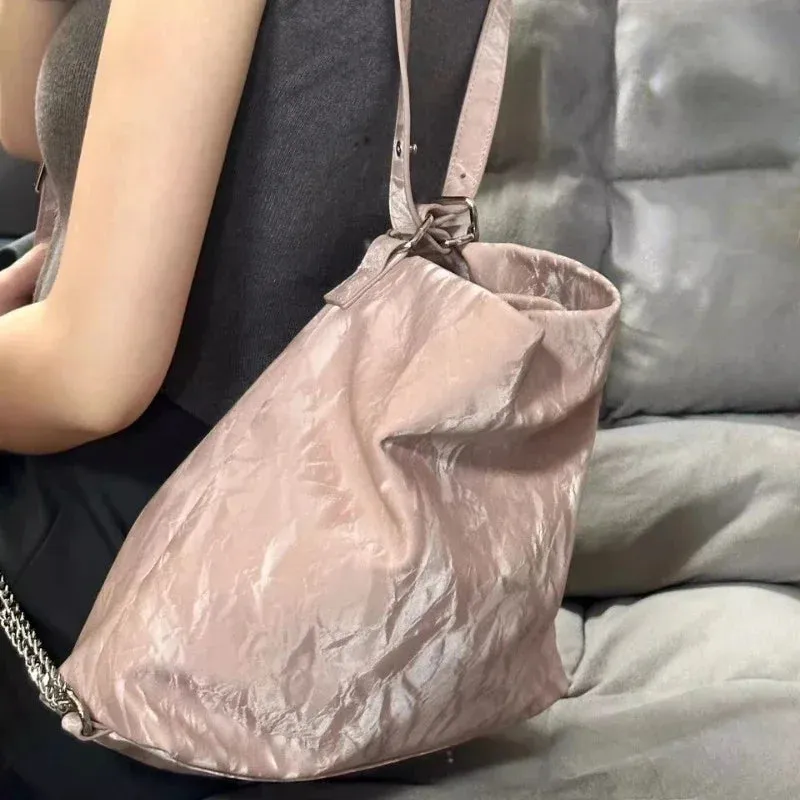 UAKISS  -  Luxury Design Vintage All Match Shoulder Underarm Bags Casual Y2k Women Simple Backpacks Streetwear Fashion Tote Handbags Trendy