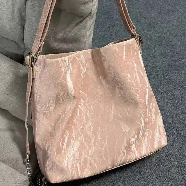 UAKISS  -  Luxury Design Vintage All Match Shoulder Underarm Bags Casual Y2k Women Simple Backpacks Streetwear Fashion Tote Handbags Trendy
