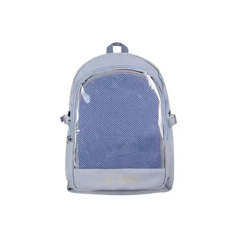 Uakiss Pink Backpacks for Women Fashion College Style Transparent Lolita Jk Casual Backpacks Original Y2k Harajuku Female Ita Bag